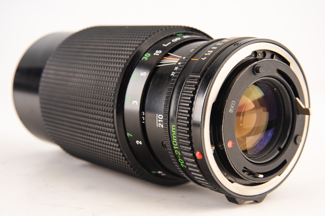 Canon FD 70-210mm f/4 Telephoto Zoom Lens Manual Focus with Rear