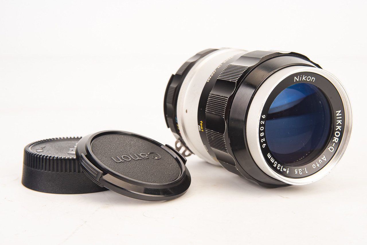 Nikon Nikkor-Q Auto 135mm f/3.5 AI MF Telephoto Portrait Lens with