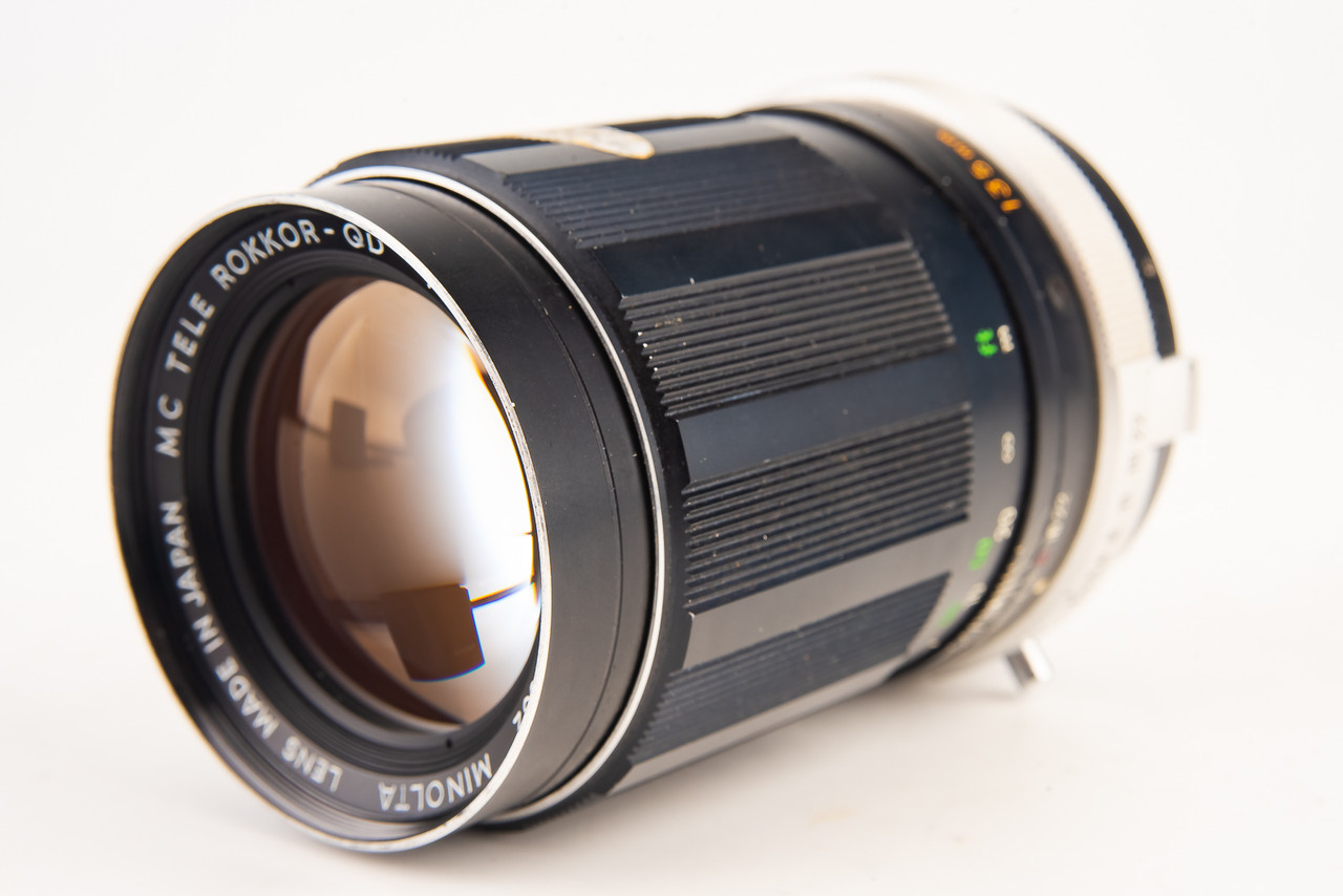 Minolta MD Mount MC Tele Rokkor-QD 135mm f/3.5 Telephoto Lens w