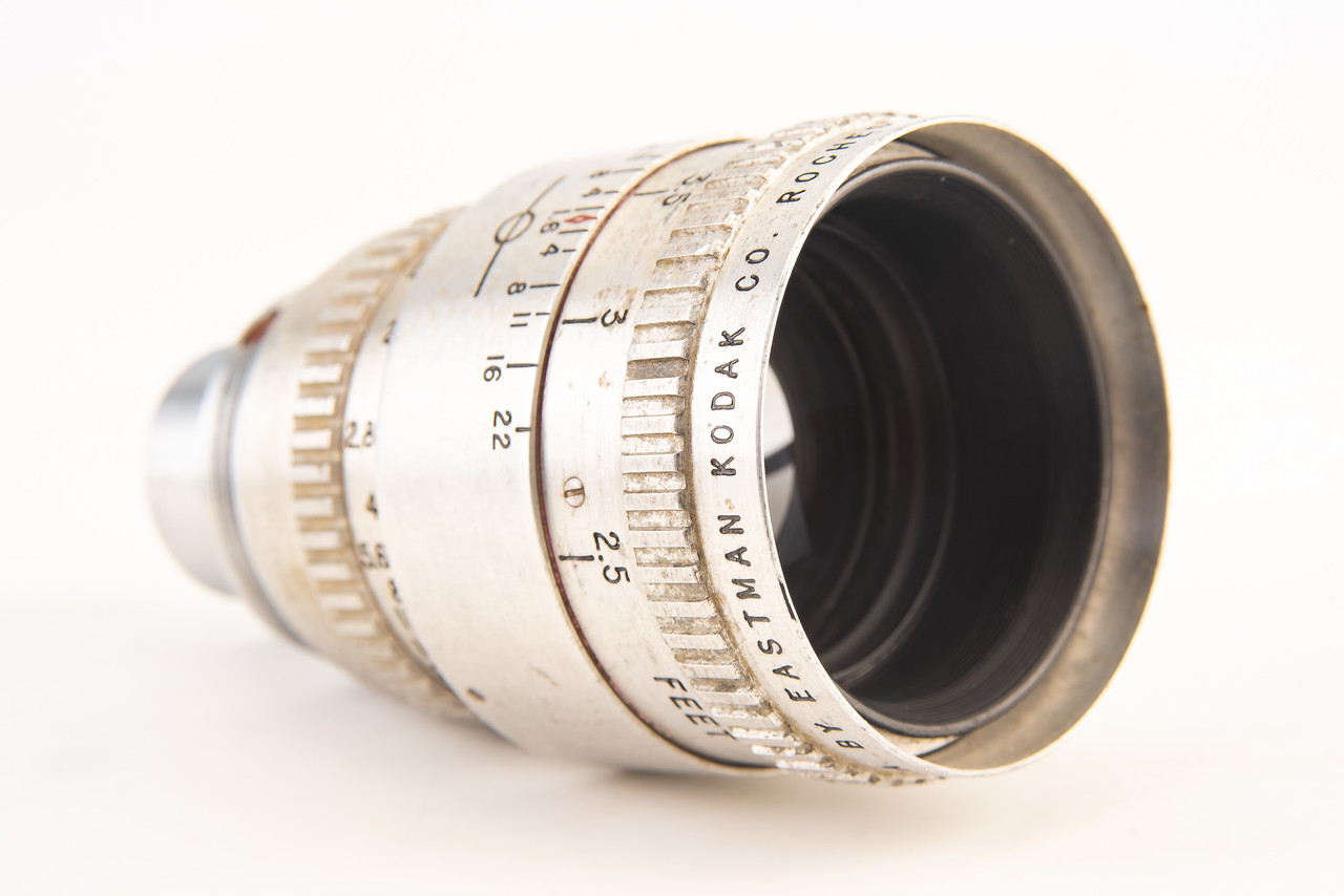 S Mount Kodak 50mm f/1.6 Anastigmat Cine Lens with M Mount Adapter