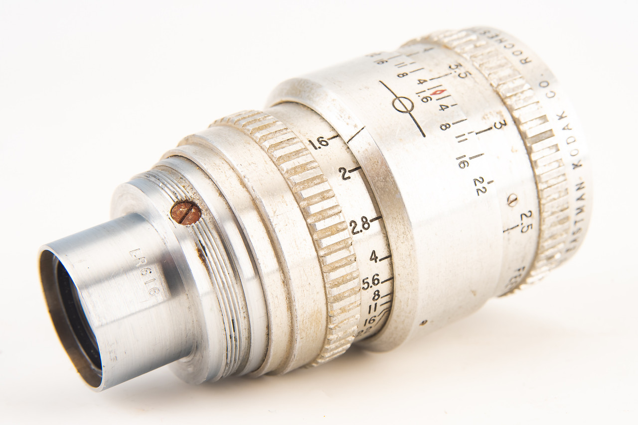 S Mount Kodak 50mm f/1.6 Anastigmat Cine Lens with M Mount Adapter V29