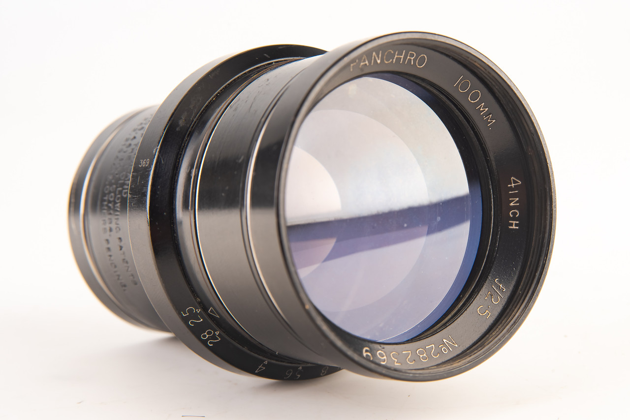 RARE Cine Lens M44 Deep Field Panchro 100MM 4 Inch f/2.5 Taylor