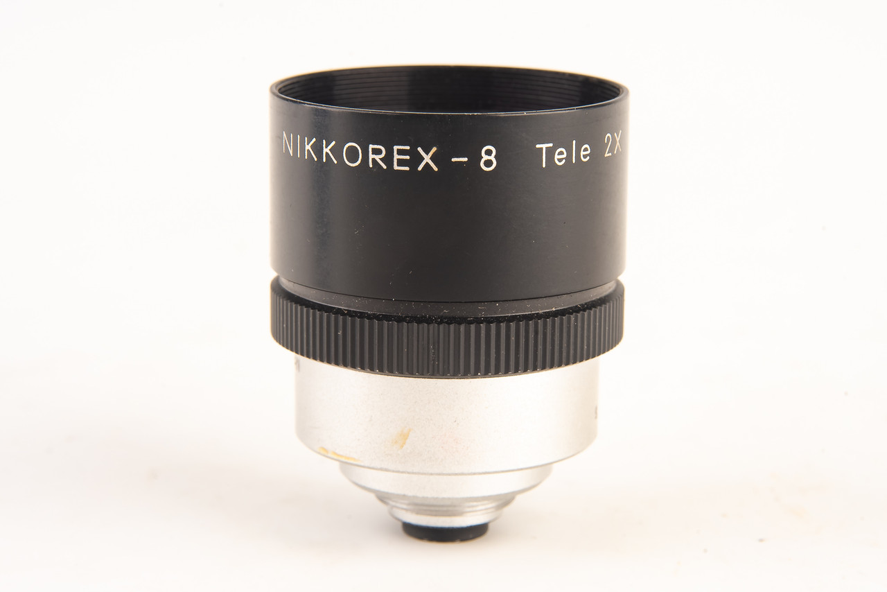 Nikon Nippon Kogaku Nikkorex-8 Tele 2x Cine Camera Lens in Case