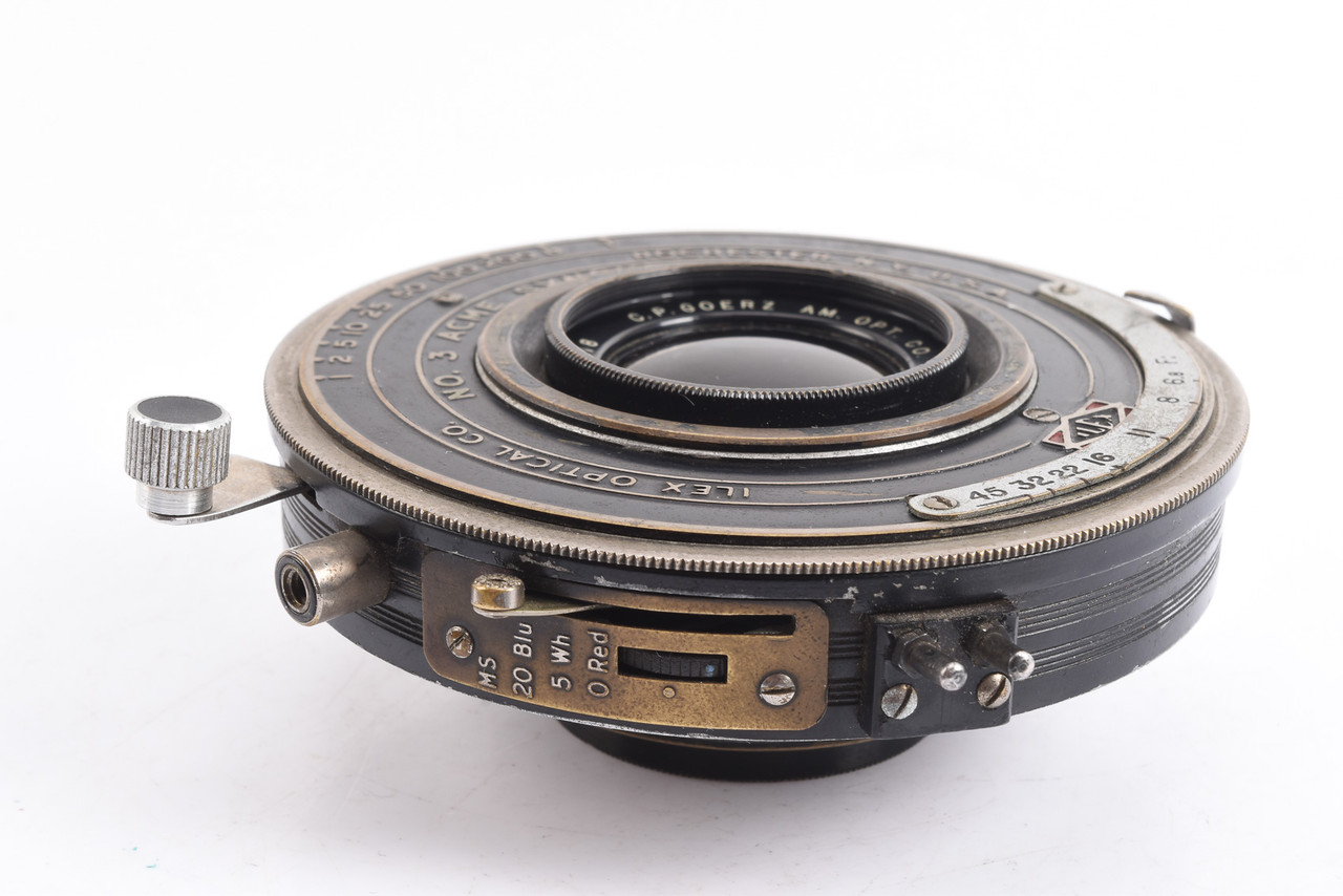 ◆◇ILEX No. #3 Acme DAGOR 9 1/2 IN. F:6.8◇◆ Goerz 12 in. (305mm) f⁄6.8 Gold Ring Dagor Ilex Acme Synchro BT Bi