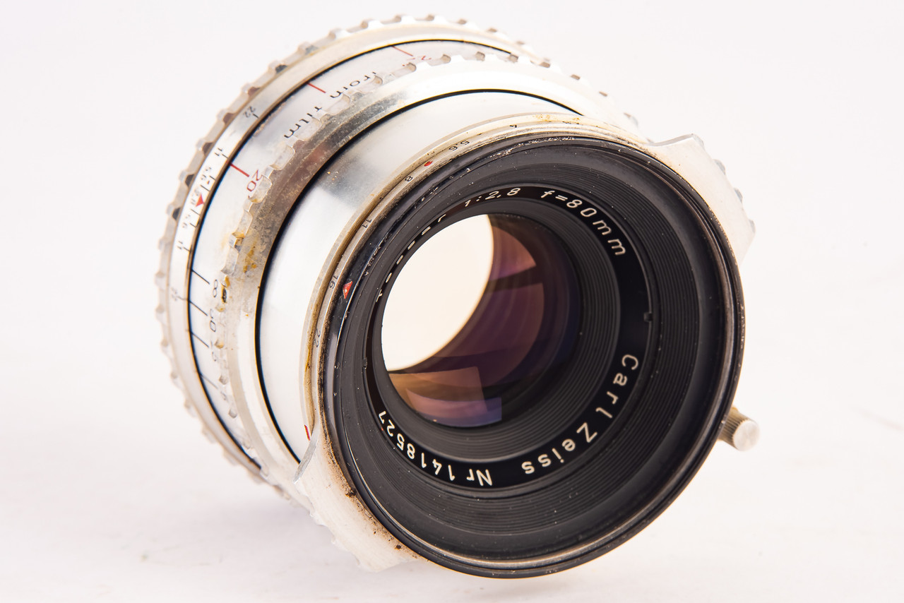 Hasselblad Carl Zeiss Tessar 80mm f/2.8 Chrome Lens for 1000F