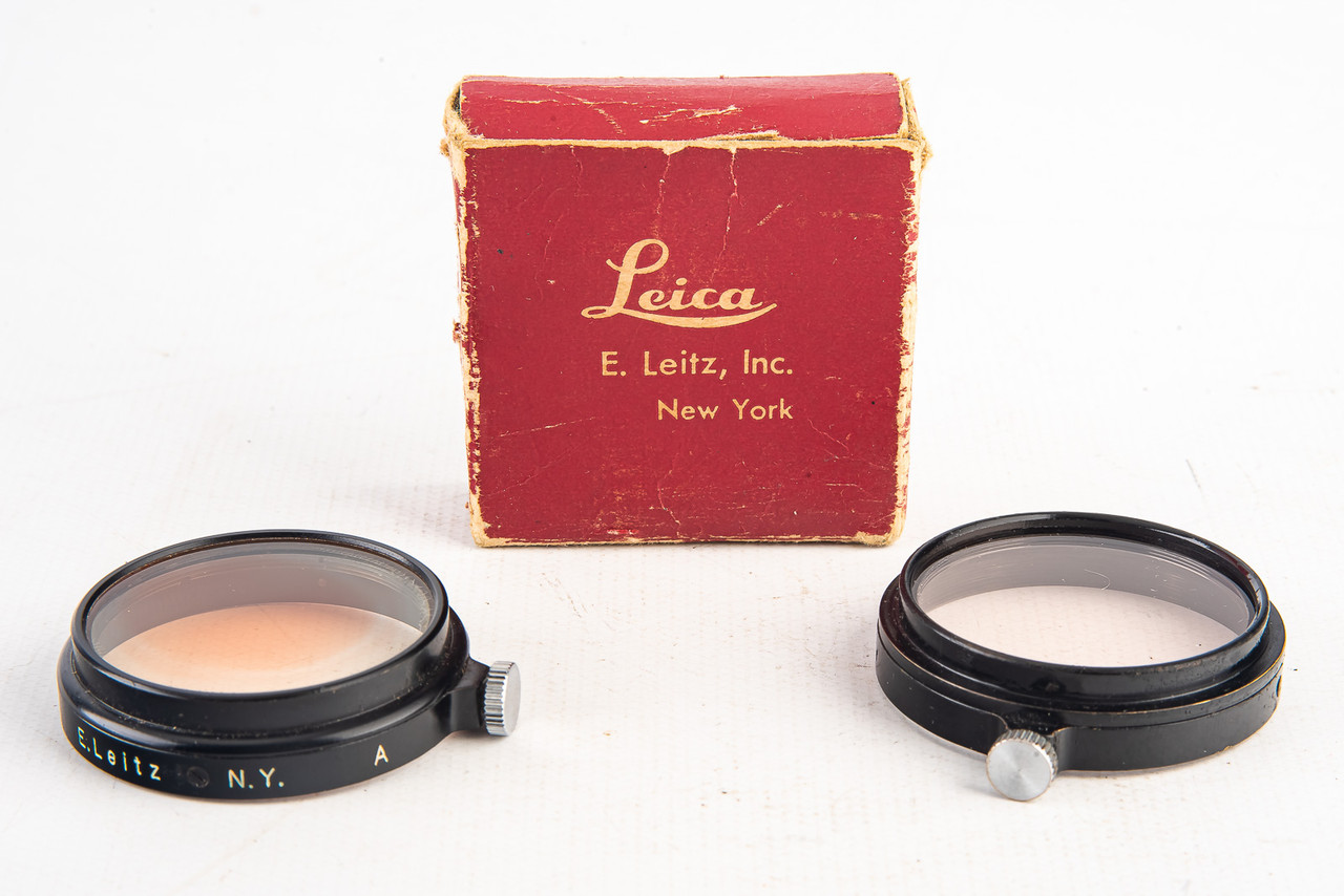 ライカ A36カブセ式 フィルター　Leitz N.Y Leica E Leitz NY A and S.L 36mm Slip On Filters with Box V13