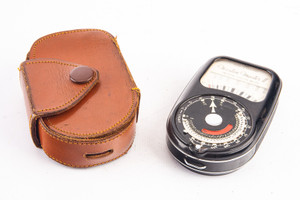 Weston Master II Model S141 / 735 Photography Light Meter in Original Case V12