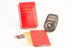 Weston Master II Model 735 Universal Exposure Light Meter in Box V29