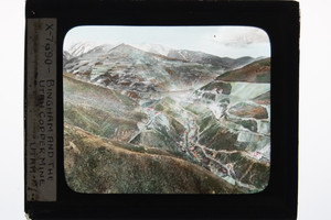 Antique Magic Lantern Slide Bingham And The Utah Copper Mine Utah E13