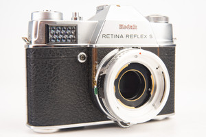 Kodak Retina Reflex S 35mm SLR Film Camera Body Meter Works for Parts Repair V15