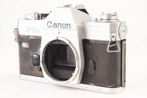 Canon FTb QL 35mm SLR Film Camera Body Vintage Battery TESTED Meter Works V11
