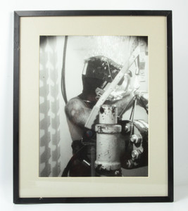 NASA Military Diver Photograph Predictive Hazard Study IV Framed 10x13