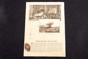 Antique 1919 Mathew Brady Civil War Photographer Magazine Advertising Feature
