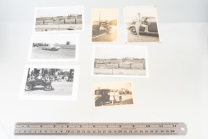People and Cars Vintage Black and White Photo Lot Photograph Collection V29
