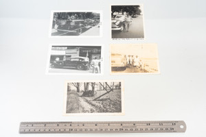 Cars and People Vintage Black and White Photo Lot Photograph Collection V20