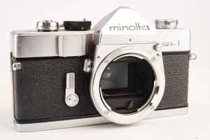 Minolta SR-1 35mm SLR Roll Film Camera Body Vintage V21