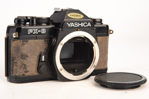 Yashica FX-3 35mm SLR Film Camera Body C/Y Mount with Protective Cap V27