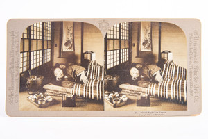 Good Night in Japan Stereoview Photo No 92 C.H. Graves V12