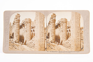 Vue Magnifique Karnak Egypt Stereoview Photo No 57 C.H. Graves V13