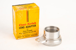 Cine Kodak Lens Adapter for Magazine 8 and 16 Cameras S to M Mount MINT V21