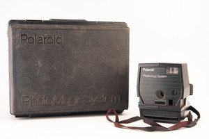 Polaroid Photo Magic System 600 Instant Film Camera in Case TESTED Vintage V27