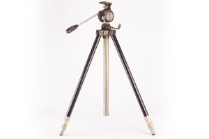 Husky Quick-Set Tripod Elevator Model EK1 Vintage Aluminum Extends to 76'' V15