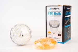Westcott 45 Watt Daylight Dimmable LED Bulb 4000 Lumens 93 CRI Tungsten Gel V19
