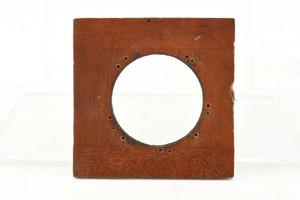 Antique Wooden Lens Board 3 3/4'' x 3 3/4'' for 55mm Large Format Lens (V4313)
