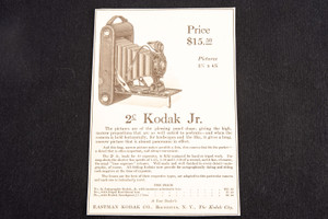 Antique 1918 Kodak No 2C Jr Camera Magazine Advertising 5 1/2 x 8'' V13