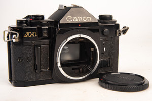 Canon A1 A-1 35mm SLR Film Camera Body Vintage Battery Tested Meter WORKS V25