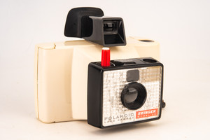 Polaroid Swinger Land Camera Model 20 with Wrist Strap WORKS Vintage V20