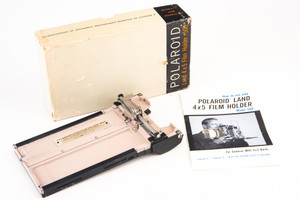 Polaroid Land Film Holder 500 for 4x5 Instant Film Packets in Box Vintage V27