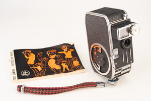 Bolex C8SL Compumatic Eye 8mm Movie Cine Camera with Strap & Manual V22