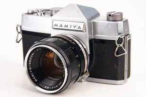 Mamiya Prismat NP 35mm SLR Film Camera with F.C. 58mm f/1.7 Lens Vintage V21