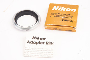 Nikon BR-2 Macro Adapter Ring for Bellows Focusing Attachment MINT in Box V16