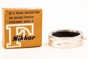 Nikon BR-3 Macro Adapter Ring for Bellows Focusing Attachment NEAR MINT V24