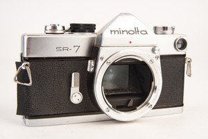 Minolta SR-7 35mm SLR Film Camera Body AS-IS for Parts or Repair V24