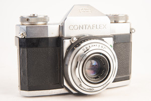 Zeiss Ikon Contaflex　フィルムカメラ ケース　完動美品　作例 Zeiss Ikon Contaflex II 35mm SLR Film Camera with Tessar 45mm f
