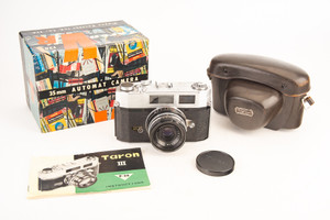 Taron 35III 35mm Rangefinder Film Camera with Taronar C 45mm f/2.8 Lens in Box