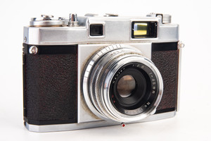 Taiyodo Koki Beauty Canter 35mm Rangefinder Camera w 45mm f/2.8 Lens AS-IS V22