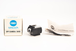Minolta Off Camera Shoe In Original Box with Instructions V17
