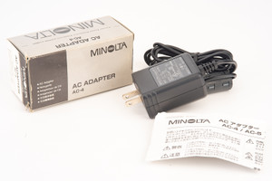 Minolta AC-4 AC Adapter New in Original Box for Dimage X 35mm Cameras V10