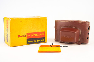 Kodak Pony II or IV Camera Field Case in Original Box Near MINT V14