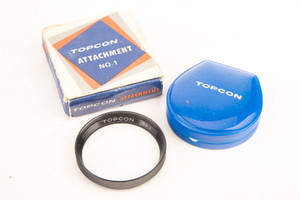 Topcon Close Up Macro Attachment No 1 49mm Vintage Original Box & Case MINT V19