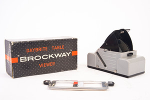 Brockway Daybrite Table Viewer for 35mm Mounted Slides in Box Near Mint V13
