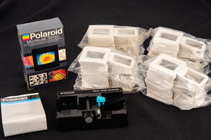 Polaroid 35mm Slide Mounter Transparency Film Cutter NEW in Box w 200 Mounts V20