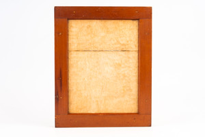 Scoville & Adams 6 1/2 x 8 1/2'' Antique Wooden Print Frame NO Glass V26