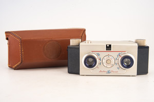 Lennor Engineering Delta Stereo Camera 35mm Film in Case WORKS Vintage V26