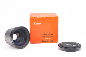 Kowa Kowa-E Camera 36mm Conversion Lens with Cap in Box Vintage V25