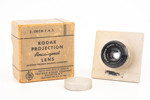 Kodak 3 Inch 75mm f/4.5 Projection Anastigmat Lens for Precision Enlarger V21